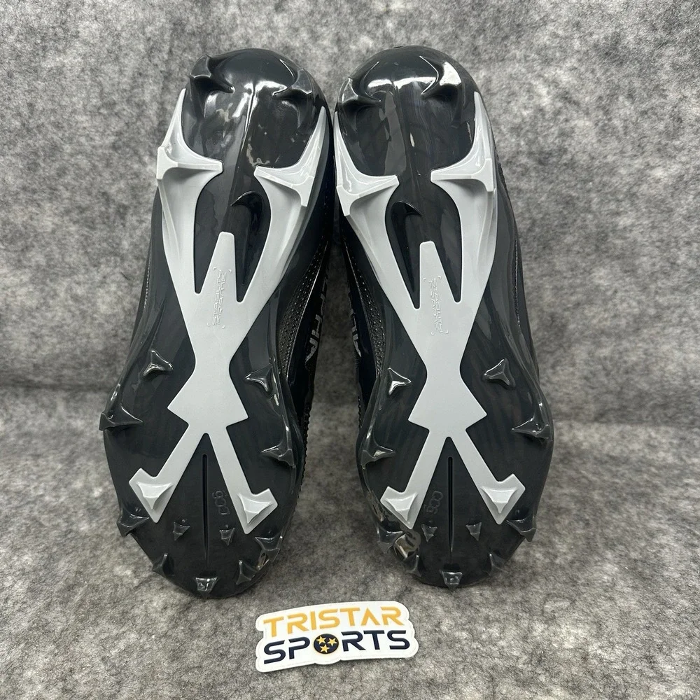 Nike Alpha Menace 4 Elite Football Cleats Mens Size 11.5 Black White FD7036-001